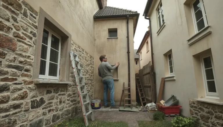 Travaux sur mur donnant chez voisin : accord, servitude de tour d&rsquo;échelle et recours